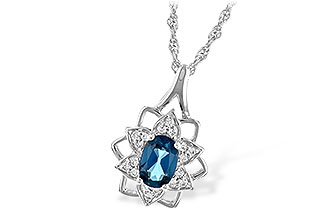 A216-89017: NECK .47 BLUE TOPAZ .56 TGW