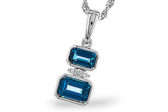 A302-29971: NECK .95 TW LONDON BLUE TOPAZ .98 TGW