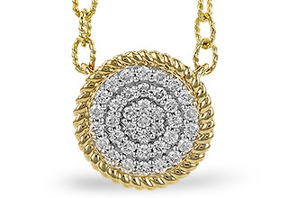 B301-45408: NECKLACE .32 TW (18")