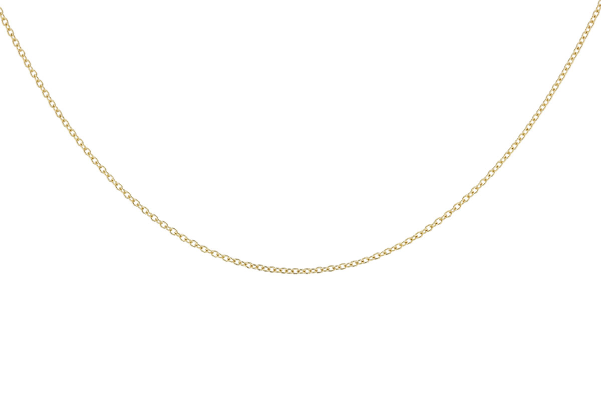 C301-43580: CABLE CHAIN (20IN, 1.3MM, 14KT, LOBSTER CLASP)