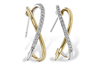 C302-29989: EARRINGS .50 TW