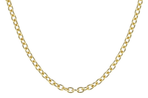 D301-43580: CABLE CHAIN (24IN, 1.3MM, 14KT, LOBSTER CLASP)