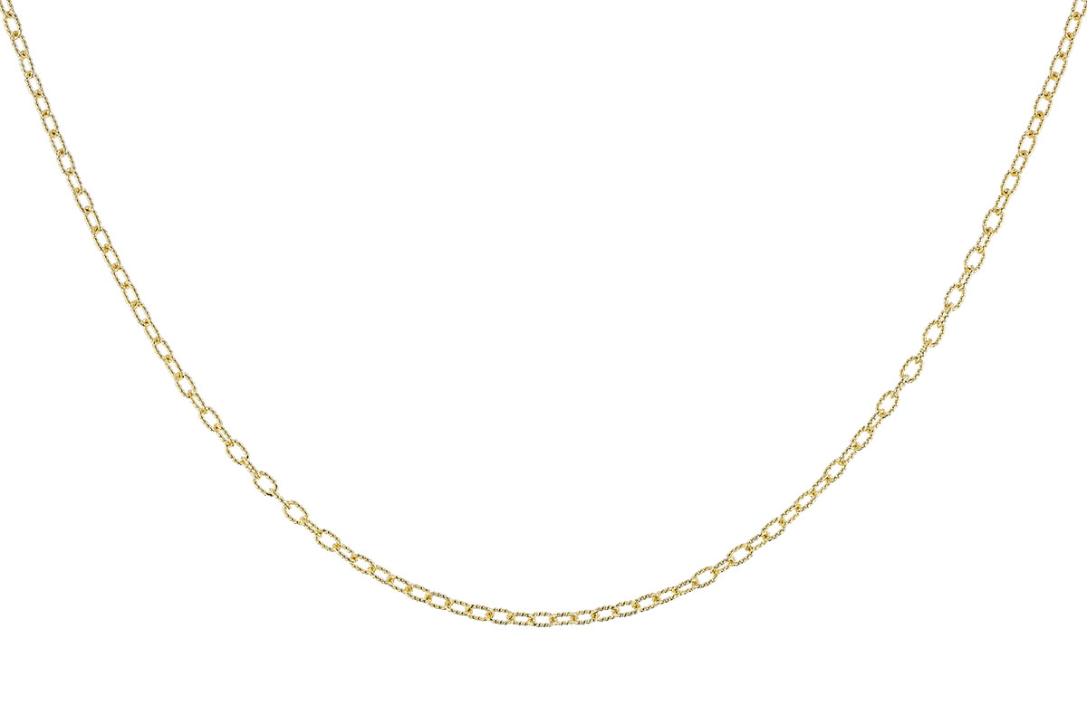 E301-42707: ROLO LG (18IN, 2.3MM, 14KT, LOBSTER CLASP)
