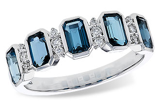 E302-30853: LDS RG 1.46 TW LONDON BLUE TOPAZ 1.58 TGW