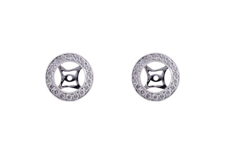 F211-42662: EARRING JACKET .32 TW (FOR 1.50-2.00 CT TW STUDS)