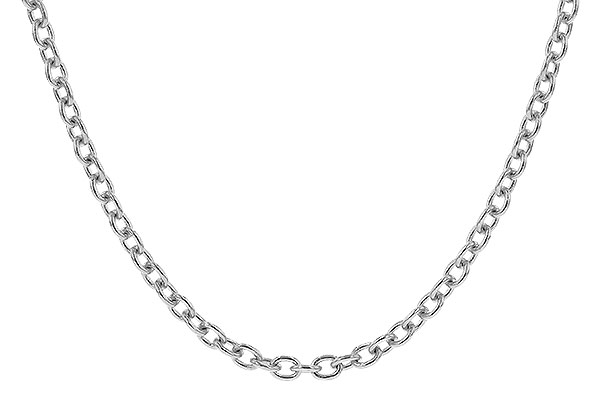 F301-43580: CABLE CHAIN (18", 1.3MM, 14KT, LOBSTER CLASP)