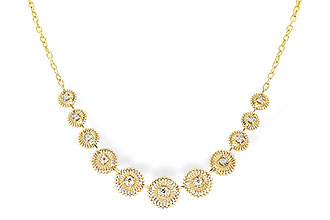 G301-43571: NECKLACE .22 TW (17")