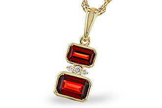G302-29971: NECK .98 TW GARNET 1.01 TGW