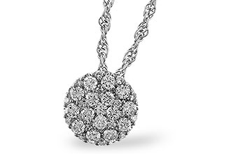 G302-30825: NECKLACE .25 TW