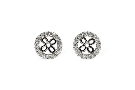 K215-04471: EARRING JACKETS .24 TW (FOR 0.75-1.00 CT TW STUDS)